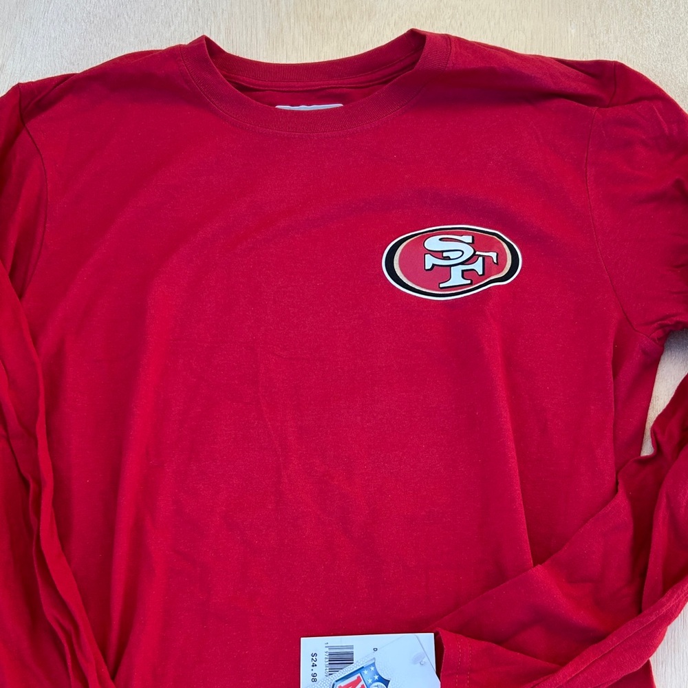 49ers Logo Long Sleeve Men's Shirt size medium